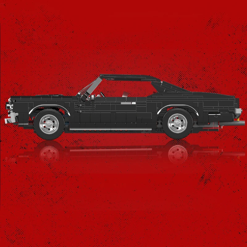 Tecnico MOC Muscle Car Mold King 10199 Blocchi da collezione Mattoni Fai da te Puzzle Giocattolo classico Regalo di Natale per adulti