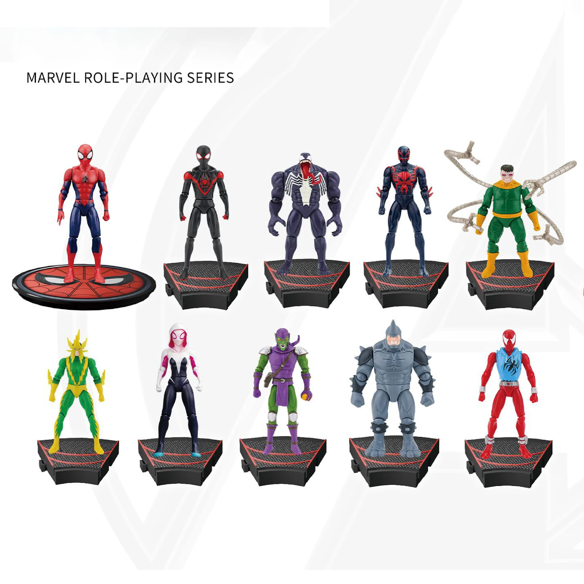 

Коллекционная фигурка ZD Avengers: Супергерои Железный Человек, Человек-Паук, Гвен. Настольные украшения, игрушки, подарки на день рождения для детей.
