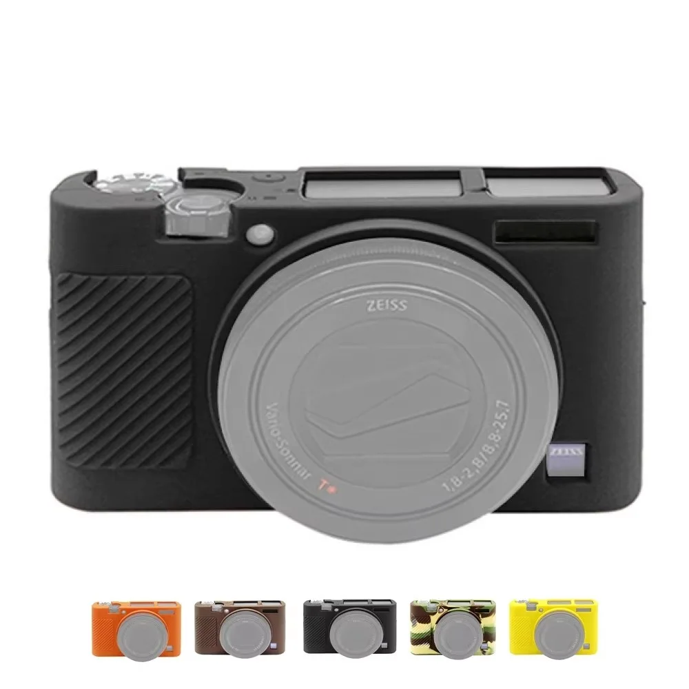 PULUZ Soft Silicone Protective Case For Sony RX100 III / IV / V Camera Rubber Cover For DSC-RX100M4 / DSC-RX100M5 / DSC-RX100M3