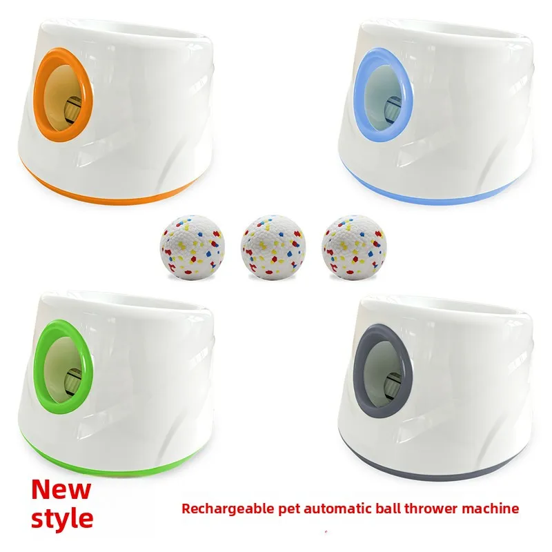 

Automatic Rechargeable ETPU Tennis Ball Launcher for Medium Dogs Eco-Friendly Classic Outdoor Training Pet Toy