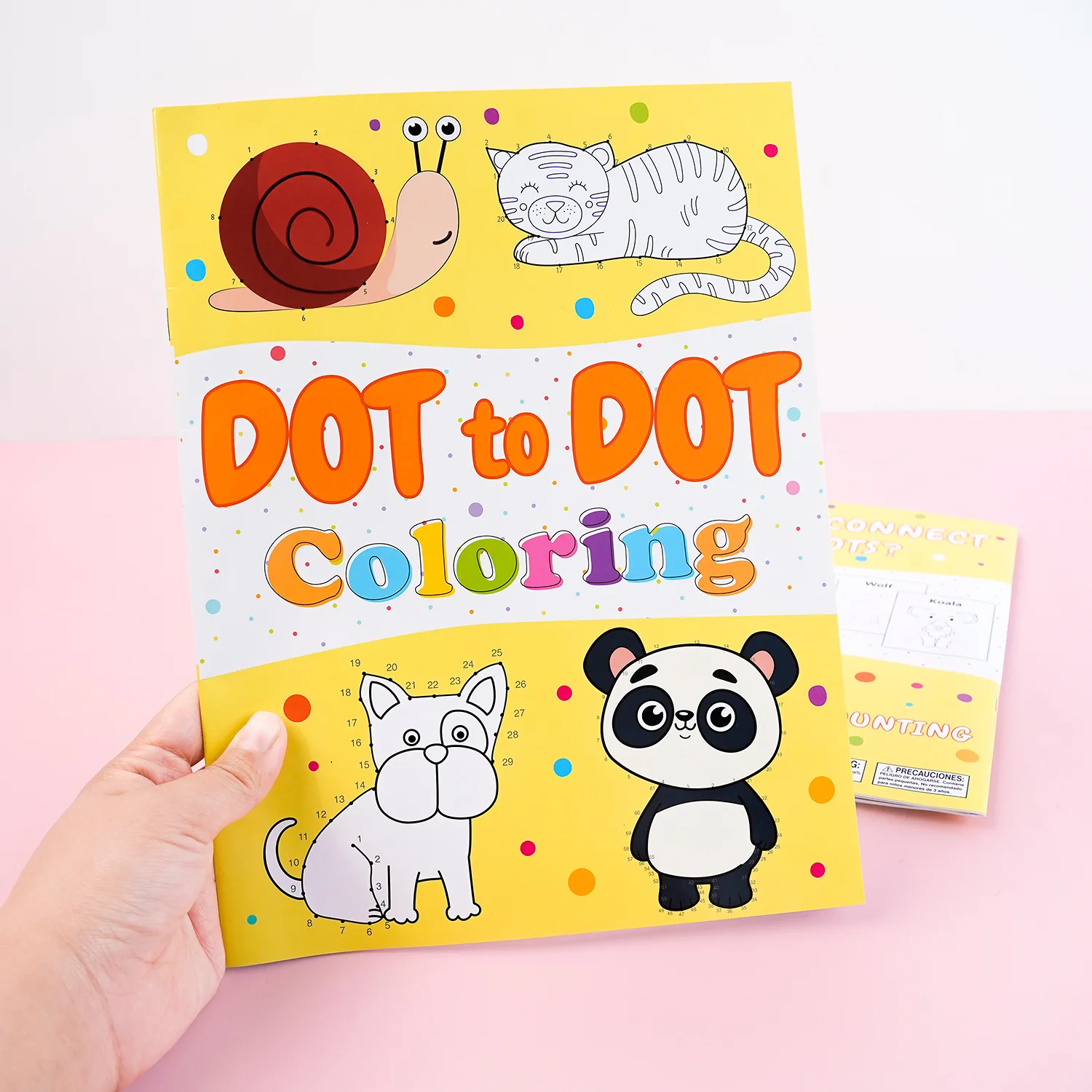 كتاب تلوين حيوانات النقاط للأطفال: نشاط التعلم الممتع للتعليم المبكر مع صفحات الرسم والتلوين