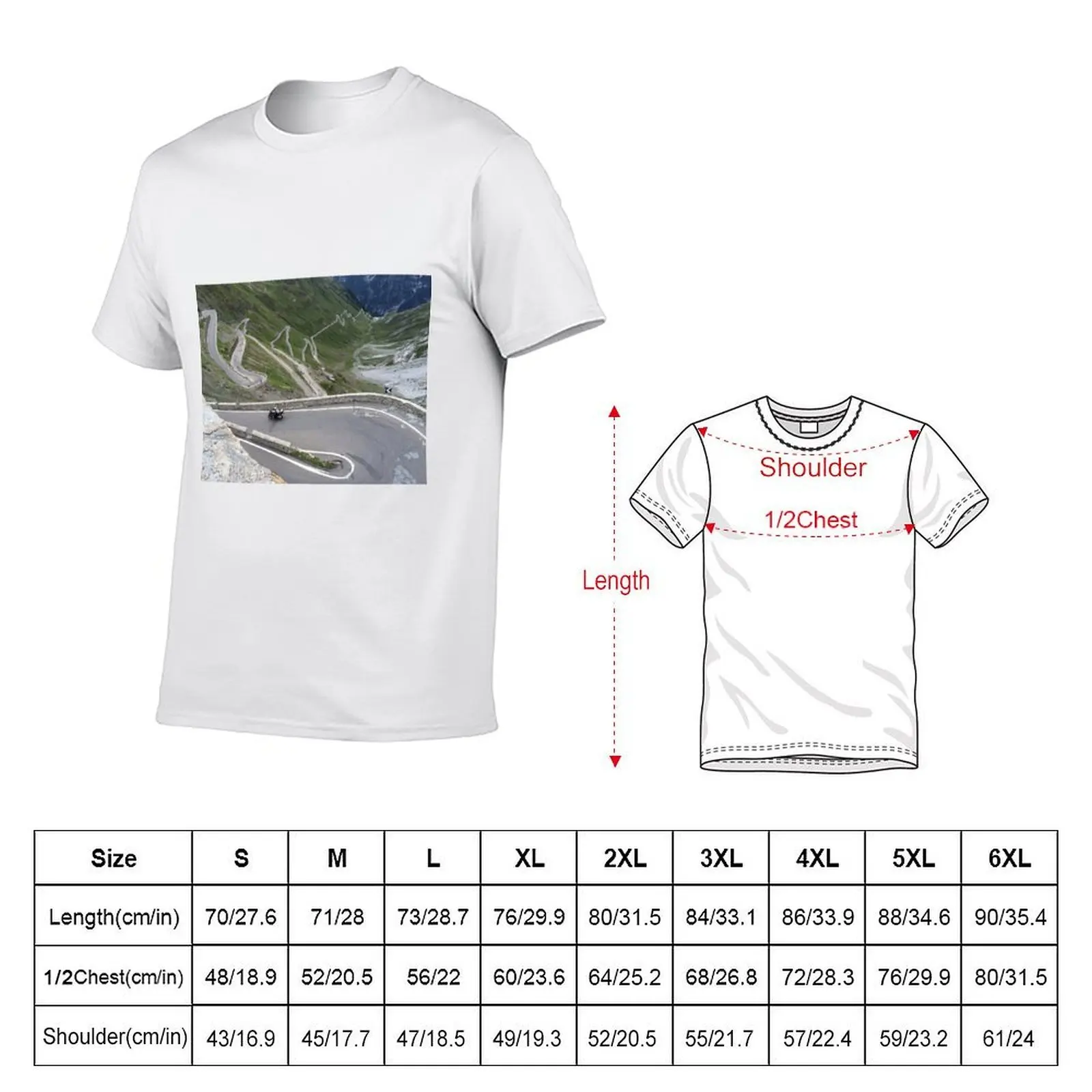 Stelvio Pass T-Shirt luxury designer summer clothes designer t shirt men