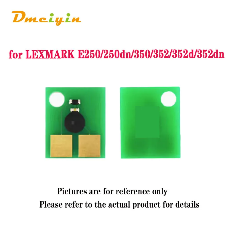 رقاقة خرطوشة الحبر لكسمارك ، ES ، EU ، LA ، AP الإصدار ، BK ، E250A11 ، E250 ، 250dn ، 350 ، 352 ، 352d ، 352dn