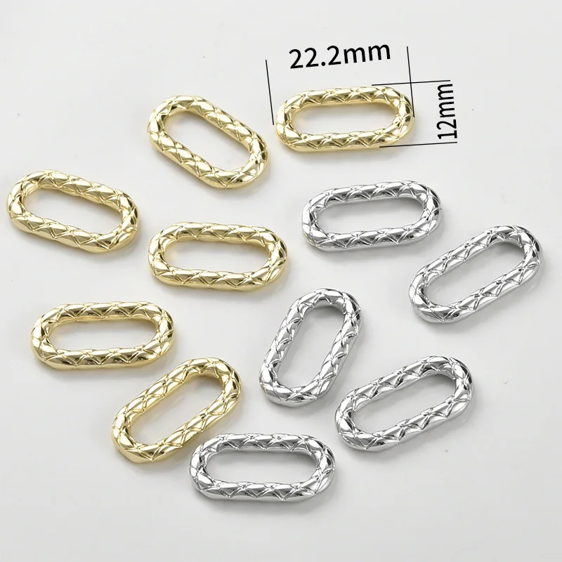 14k Gold-plated Irregular Versatile Spring Pearl Buckle, DIY Necklace Bracelet Making Findings Accessories