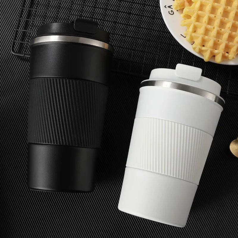 380/510ML Stainless Steel Travel Mug, Double-Walled Vacuum Cup, Ideal for Hot and Cold