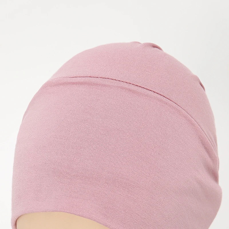 Hijab musulmán de algodón para mujer, bufanda interior, turbante deportivo, banda islámica, novedad