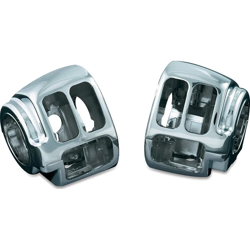 

Kuryakyn 1747 Motorcycle Handlebar Accessory: Hand Control Switch Housings for 2011-19 Harley-Davidson Motorcycles,Chrome,1 Pair