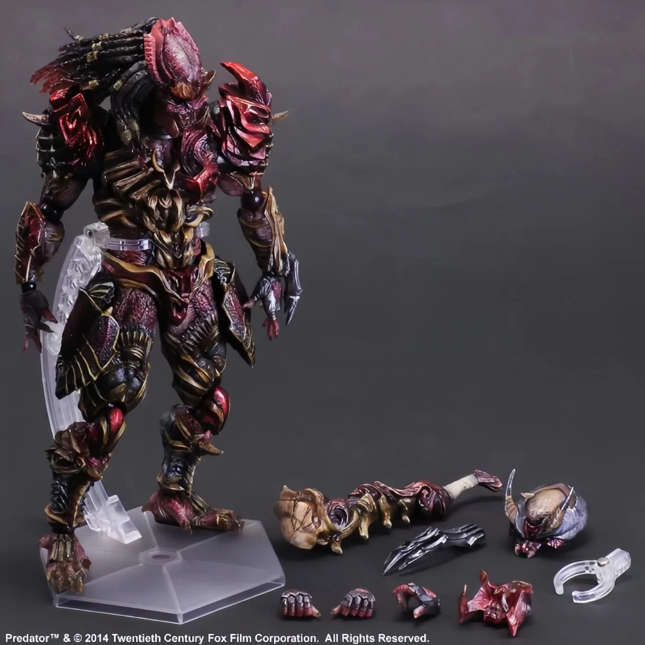 

New 27cm Prototype Alteration Alien Vs Predator 2nd Gen Action Figure Pvc Predator Figure Anime Decoration Collection Toys Gift