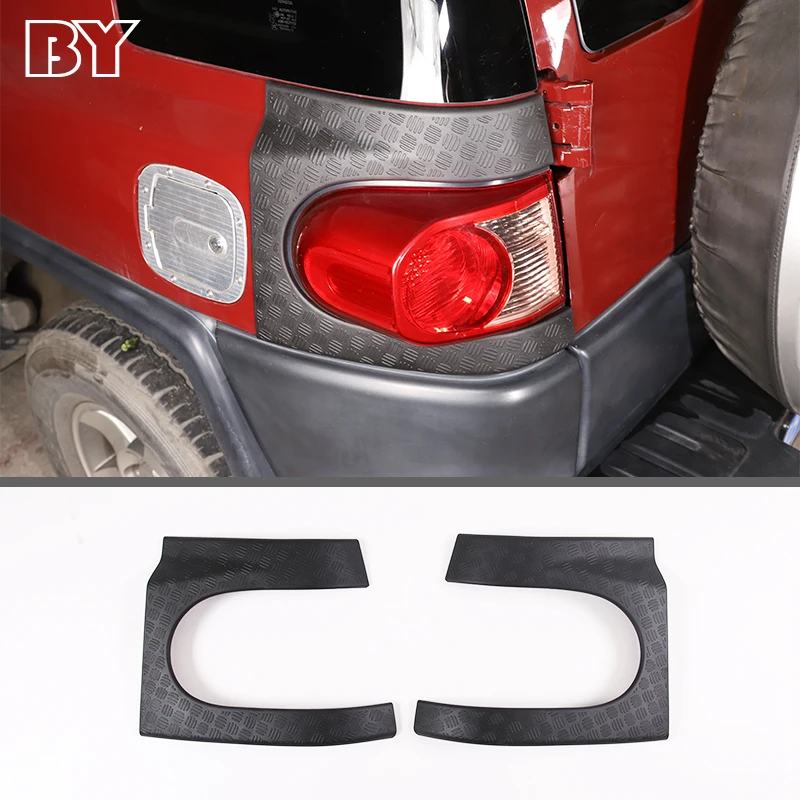 

Car Styling Black ABS Rear Corner Armor Tail Light Cover Guard Trim For Toyota FJ Cruiser 2007-2021 Auto Accessories