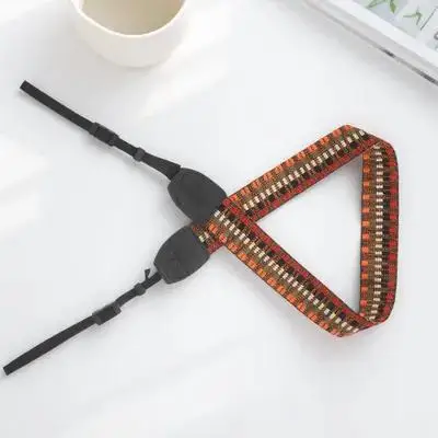 

Wide Shoulder Camera Sling Strap Retro Ethnic Durable Adjustable Length for Cameras Comfortable Photography Shoulder Belt