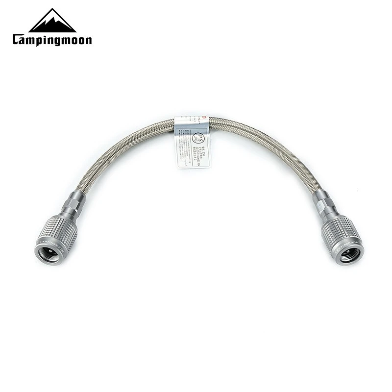 Manguera de Gas para Camping Z58, Antiexplosión, Conexión de Doble Extremo, Manguera de Extensión Flexible de Goma para Conectar Bidones de Combustible