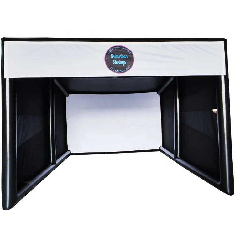 Hot Full Swing Golf Simulator Club Tent Inflatable Golf Training Equipment