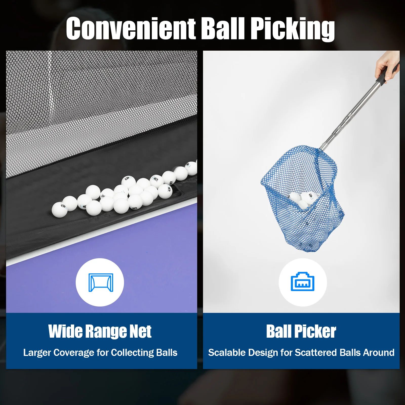 روبوت تنس الطاولة مع شبكة و 100 كرة بينج بونج آلة الكرة 10 أوضاع آلة رمي لمركز التدريب المدرسية في صالة الألعاب الرياضية #6