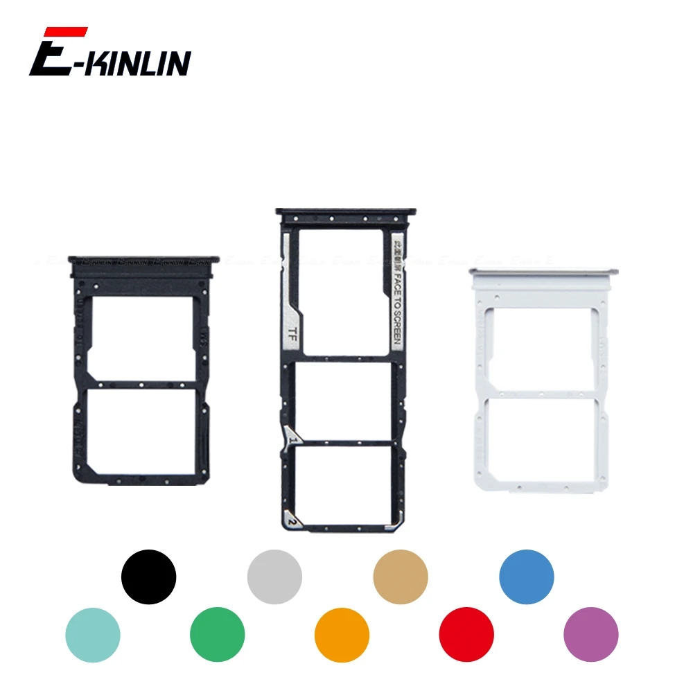 Sim Card Tray Socket Slot Reader Adapter For OPPO Realme GT Neo 2 3 2T 3T Micro SD Card Holder Connector Container Parts