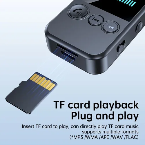 Imagen 2 del producto Transmisor receptor de Audio Bluetooth, adaptador Lavalier inalámbrico, Dongle USB, adaptador AUX RCA de 3,5mm para TV, PC, auriculares, altavoz para coche