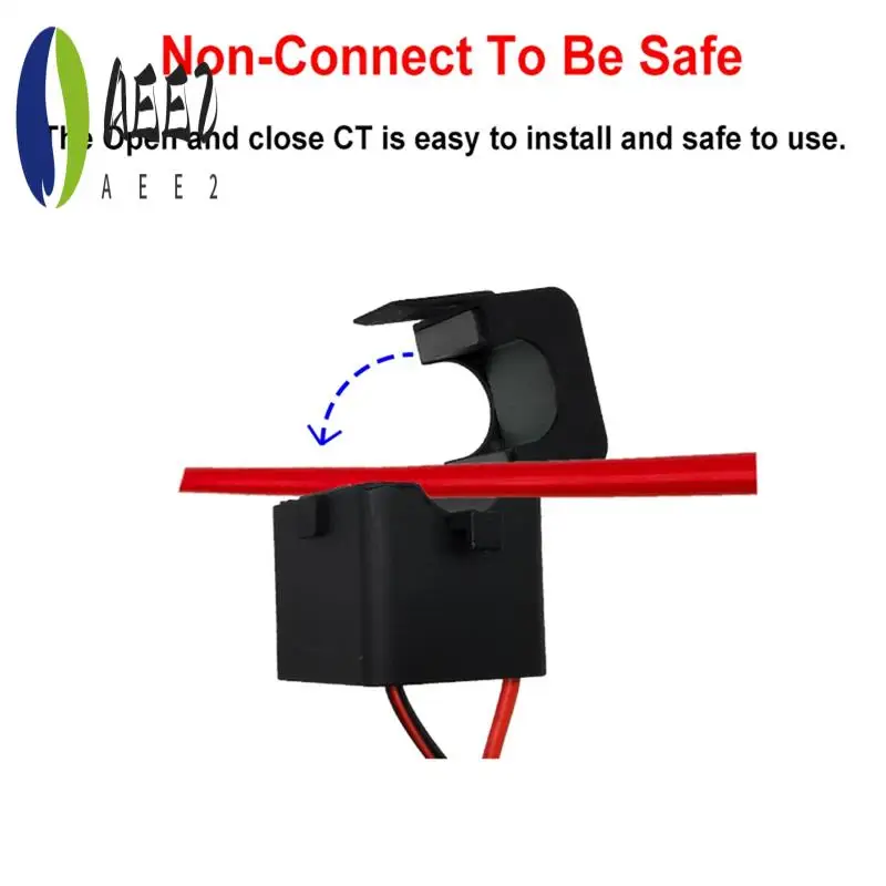 

AEE2-Tuya Smart Bi Directional Wifi Energy Meter 150A Clamp Current Sensor Transformer Solar PV Two Way Power Monitor