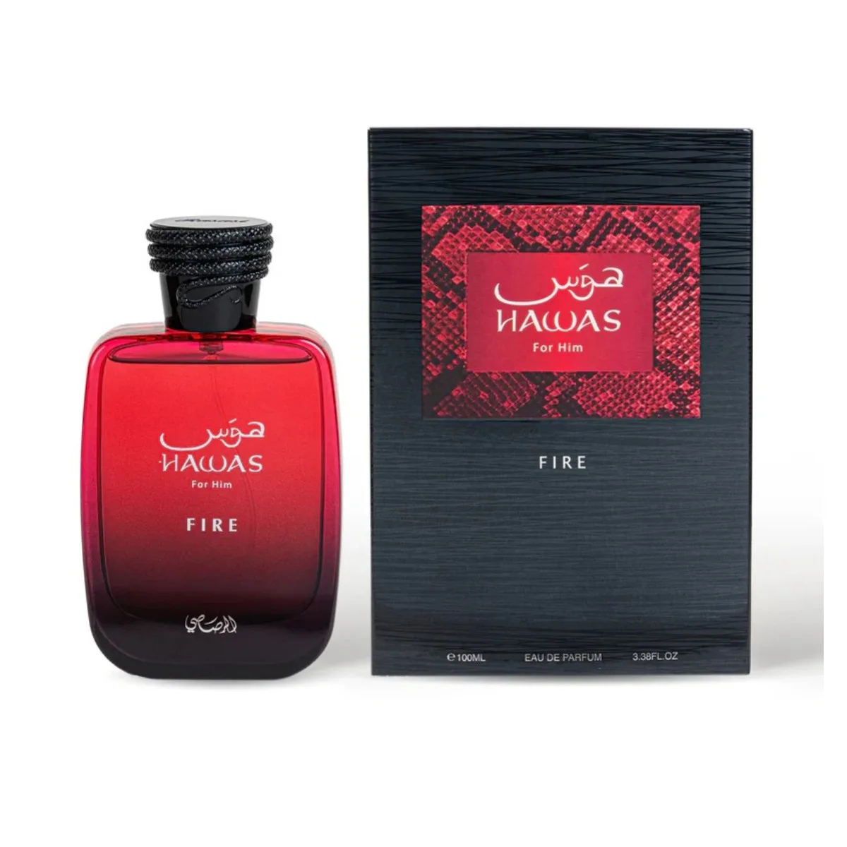 Fire Eau De Parfum Spray 100ML Bold Long Lasting Arabian Perfume for Men with A Fiery Essence Indulge in Luxurious Perfume Men