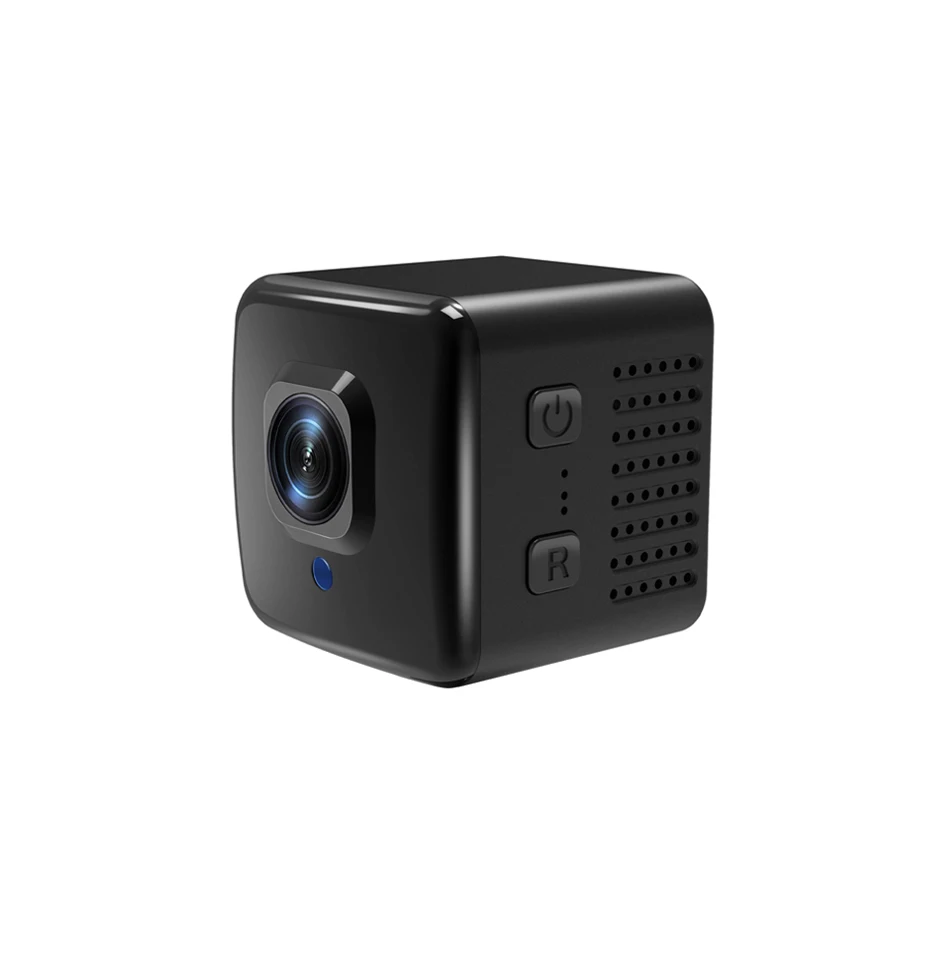 Wi-Fi Magnetic Wireless 2K HD Mini Camera, Hidden Security Camera with Night Vision, Motion Detection, Cloud Storage, 64GB SD Ca