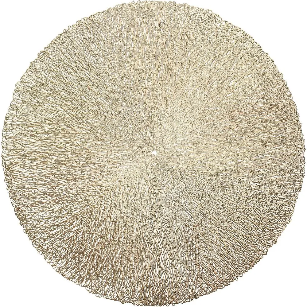 

Набор из 120 виниловых металлизированных салфеток OCNS для сервировки стола/декоративных подставок для свадебных церемоний (Ре, Золото)