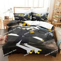 3D Print Murder Drones Bedding Set Printed Bed Set Duvet Cover Sheet Pillowcase Bed Soft Quilt Cover Full Queen King Size