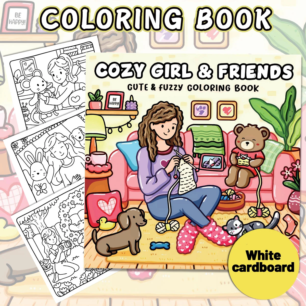 Veggie Life Coloring Books, Lively Scenes, Easy Coloring, For Home Parent - Child DIY, Relax, Unwind, Boost Creativity