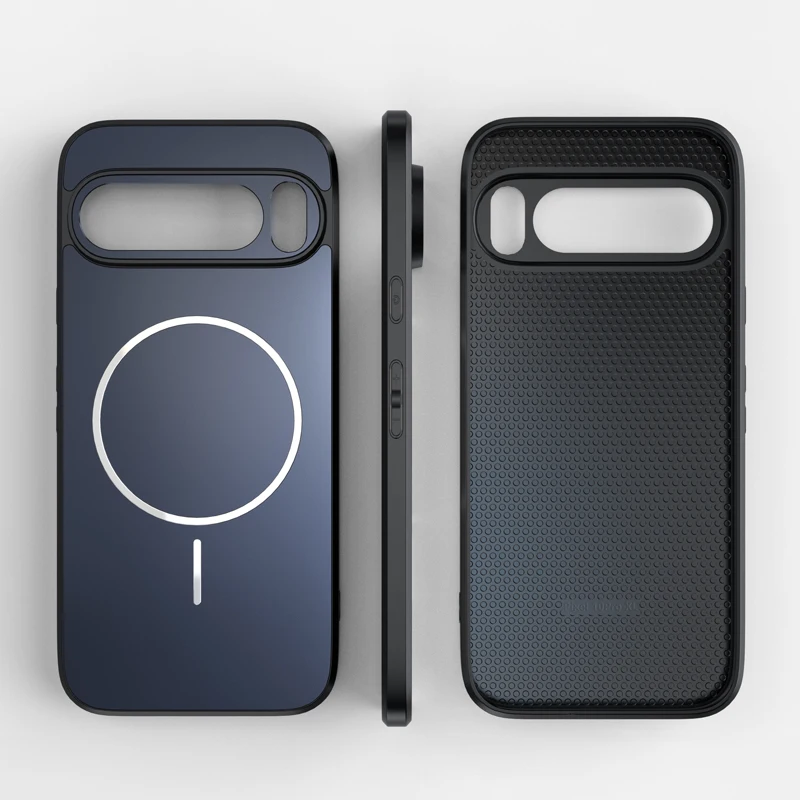 Luxury Original Matte Non-slip Magnetic Phone Case For Google Pixel 10 9 Pro XL 9A For Magsafe Wireless Charging Frosted Cover