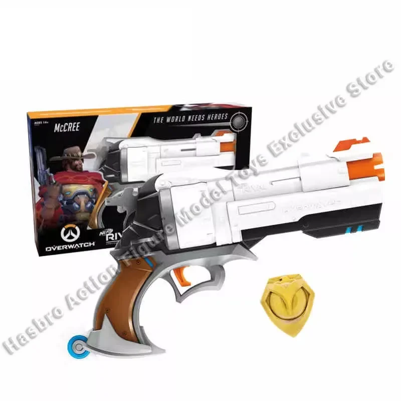 In Stock Hasbro NERF Overwatch Jointly Signed Soft Bullet Gun Toys Boys Outdoor Toy Death McRae Launcher Children's Gift - Image 6