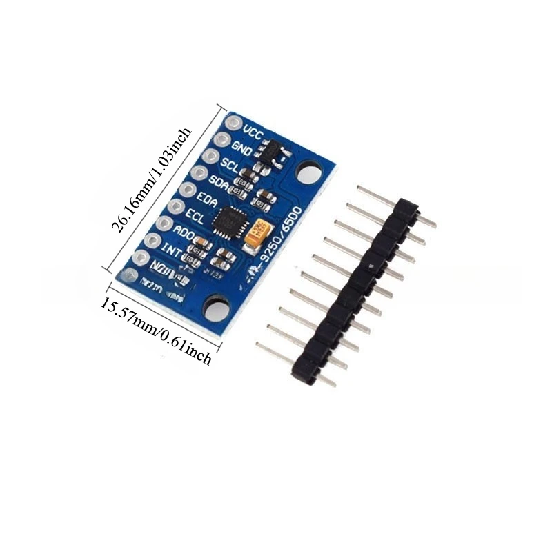 2pcs MPU6500 GY 6500 6DOF 6 Axis Gyroscope Accelerometer Sensor Module for Arduino Drone Quadcopter IMU