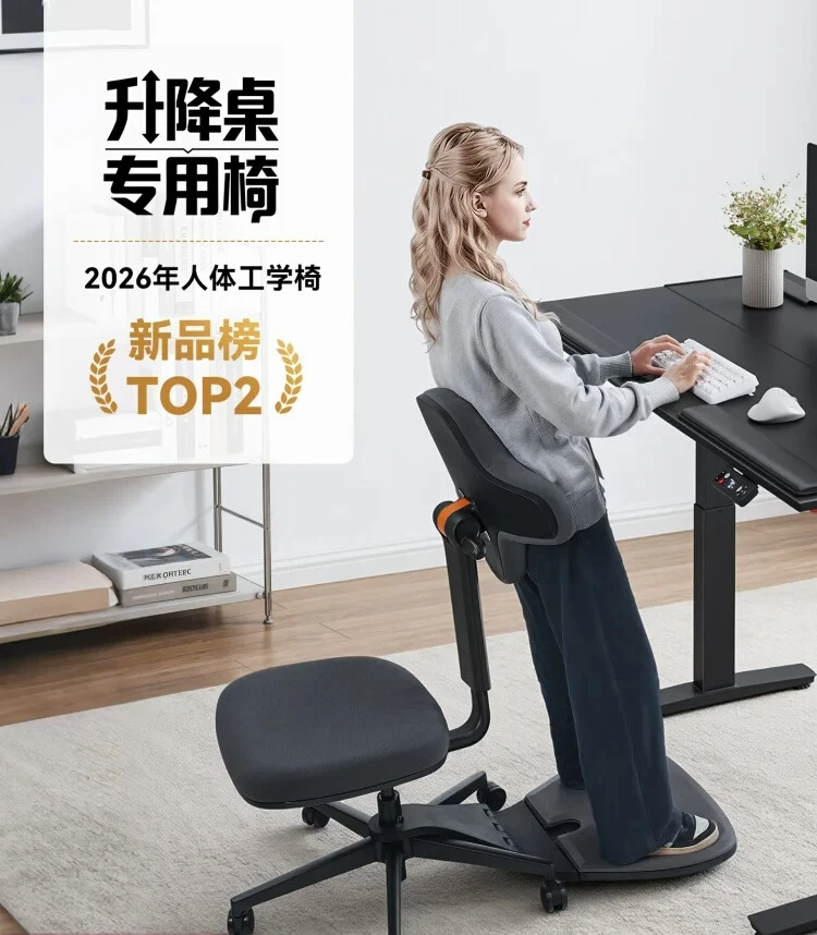 Standing Office Ergonomic Comfortable Computer Riding Lifting Table Special Chair