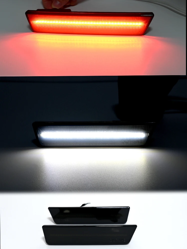 

For Dodge Challenger Charger 2008 2009 2010 2011 2012 2013 2014 Front Side Turn Signal LED Light Rear Bumper Marker Lamps