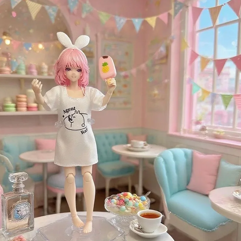 

В наличии Ra-01l, стиль для отдыха, масштаб 1/12, 155 мм, шарнирное бикини Aileen Rabbit Girl, домашний наряд для отдыха, подарок в комплекте