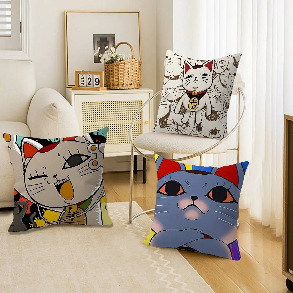 ANIME D-Dandadan T-turbo Baba Pillow Anime Pillow Sofa Bed Head Pillow Cover Cushion Cover 45x45 cm Fashion