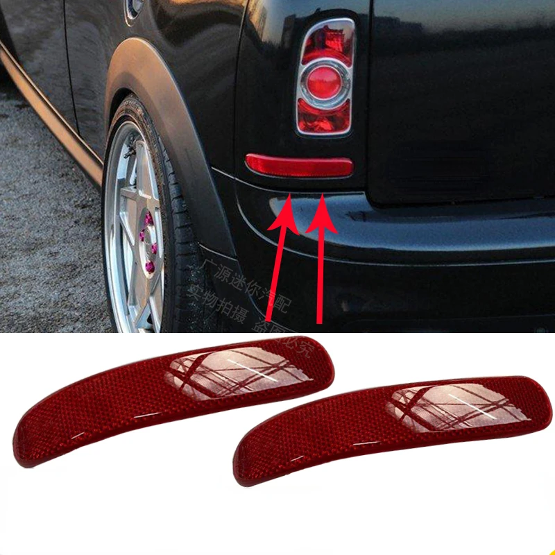 

For BMW MINI R55 CLUIBMAN Original Rear Bar Reflector Rear Tail Lamp Reflector Warning Light Trim