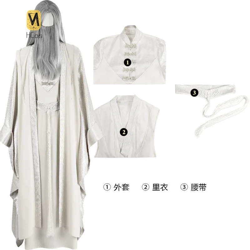 

HCos The Lord Rings Saruman Halloween Christmas Comic Con Cosplay Costume Role Play Carnival