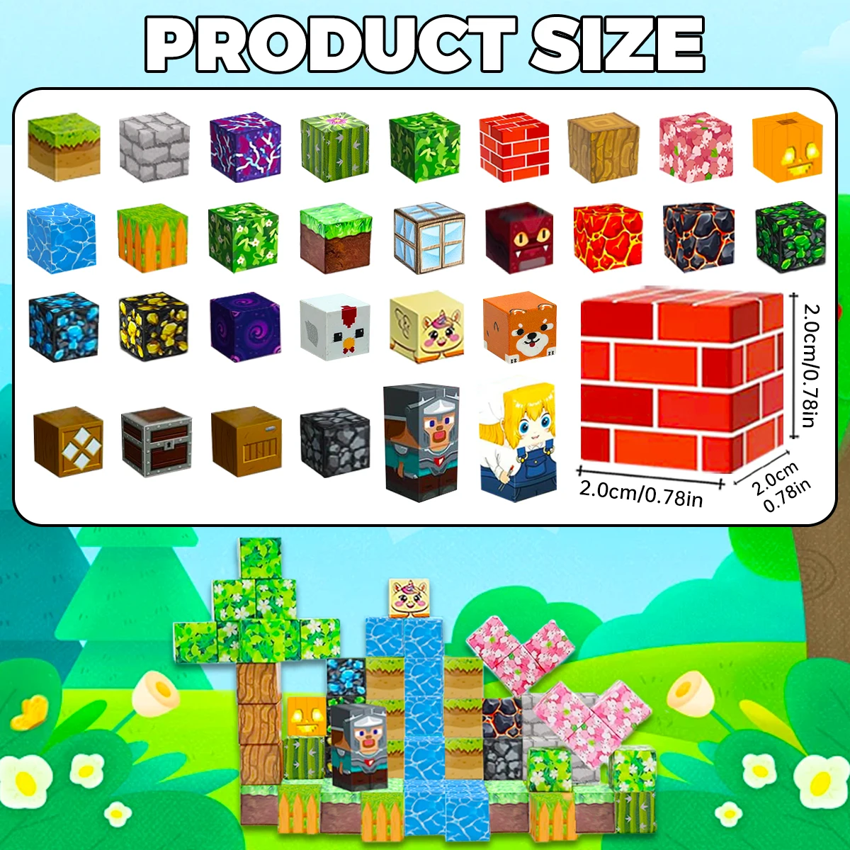 Magnetische Bouwstenen Kersenbloesem Lava Voor Kinderen Jongens Meisjes Leeftijden 3 + Magneet Kubus Set STEM Montessori Zintuiglijke Speelgoed