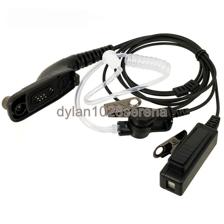 VOIONAIR Air Tube Earpiece Earphone Headset PTT with Mic for Motorola DP3400 XIRP8268 XPR6580 APX6000