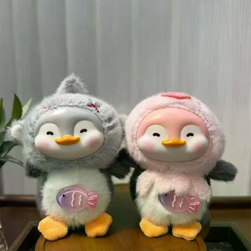 Porte-clés pendentif pingouin en peluche en vinyle, mignon et créatif, pour sac à dos, tentures, cadeaux de décoration