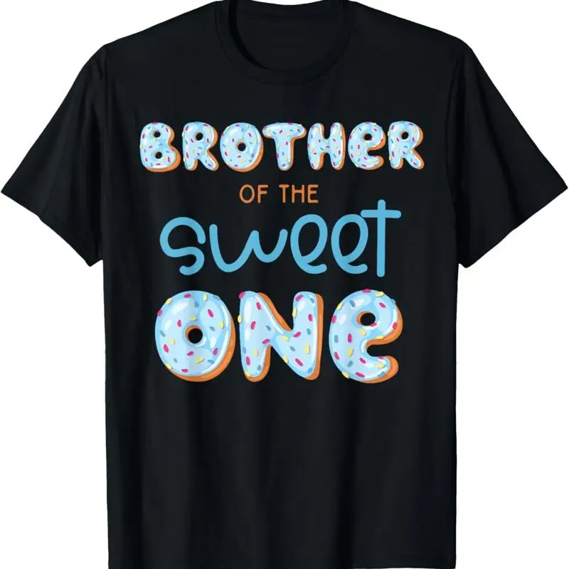 

Brother Of The Sweet One Donut Boy 1St Birthday Party Bro T Shirt