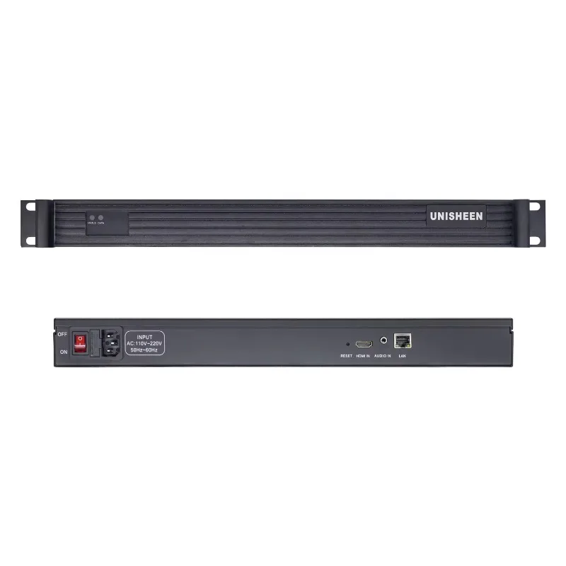 SRT RTMP RTSP H.265 H.264 Scheda di acquisizione video da HDMI a IP Encoder per streaming live Rack 1U NVR IPTV