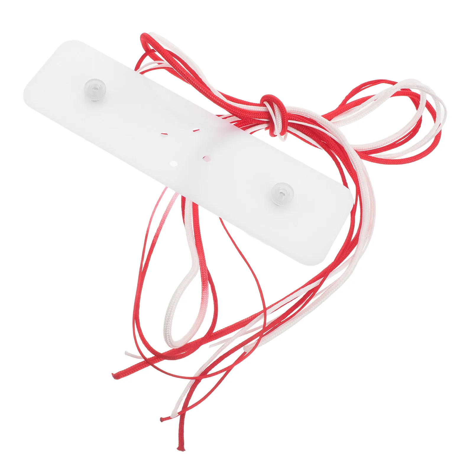 Surgical Knot Practice Board Compact Knot Tying Simulator High Visibility Dual Color Cord Students Residents Beginners