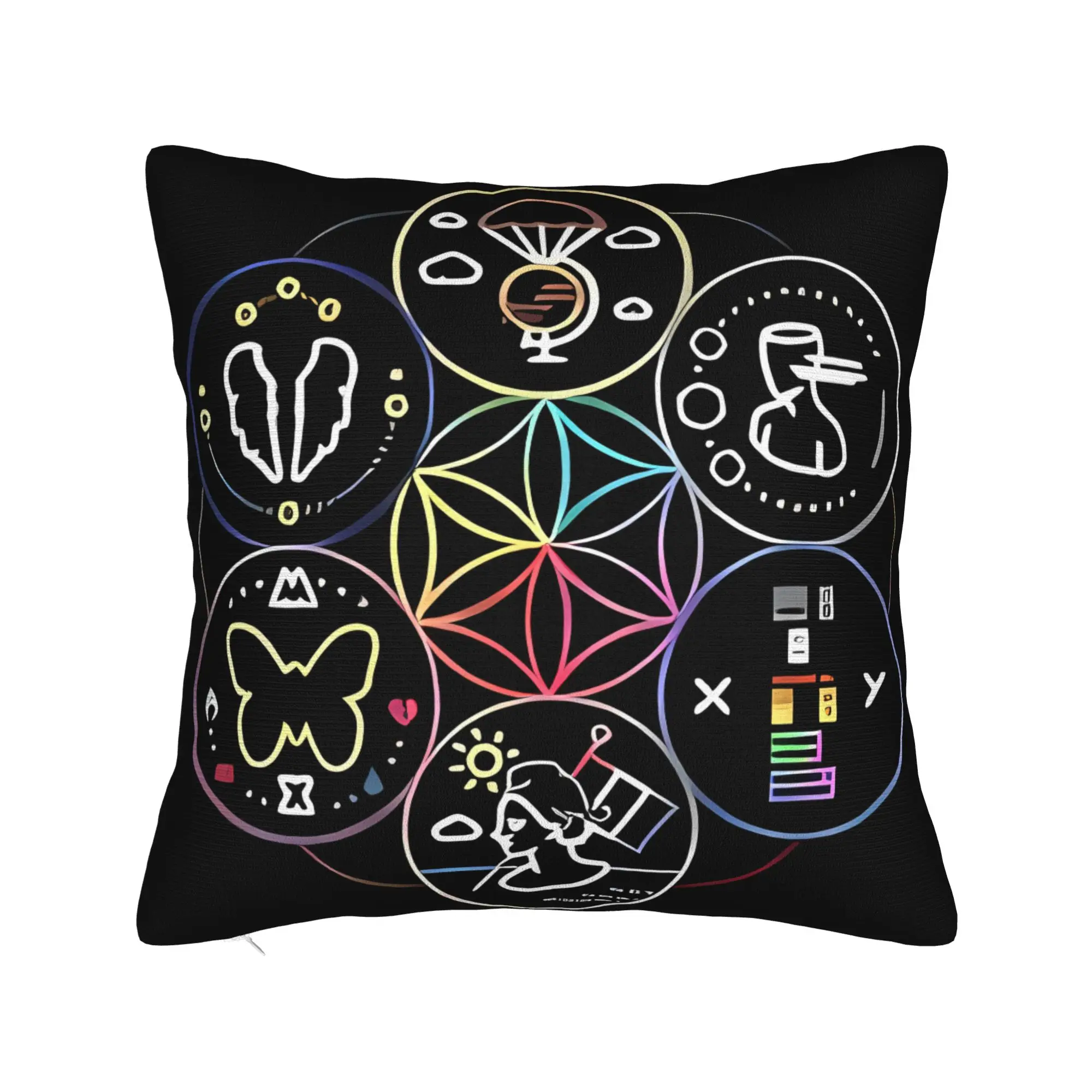 Band C-Coldplays Pillow Case  Design Pillow Cover For Living Room Chair Funny Pillowcases