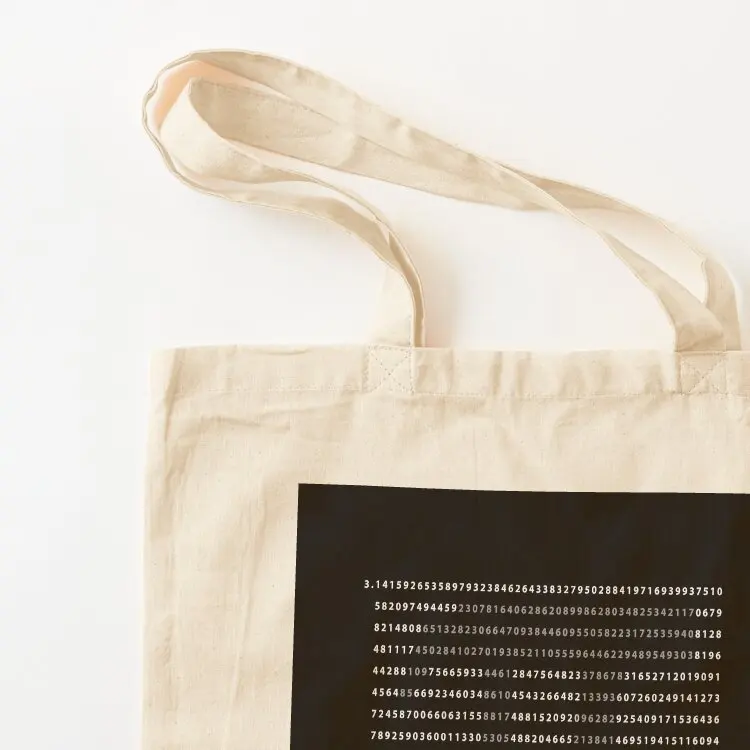 1000 Pi Tote Bag Gift bag free delivery bags Beach bag Portable shopping