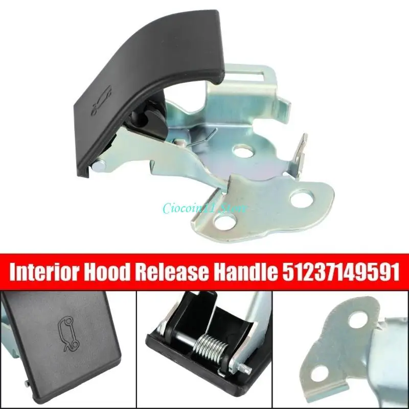 Y1UB 51237149591 for Coupe Mini R56 R57 R58 Hatchback Car Hood Release Handle