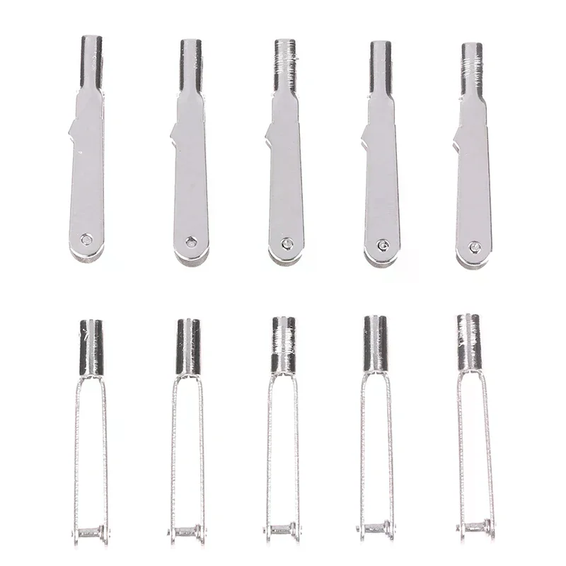 10PCS M2/M3 Metal Iron Clevis Chuck Pull Rod Connector Clamp Horn Alloy Screw Accessories Kit For RC Aircraft Car Model Plane