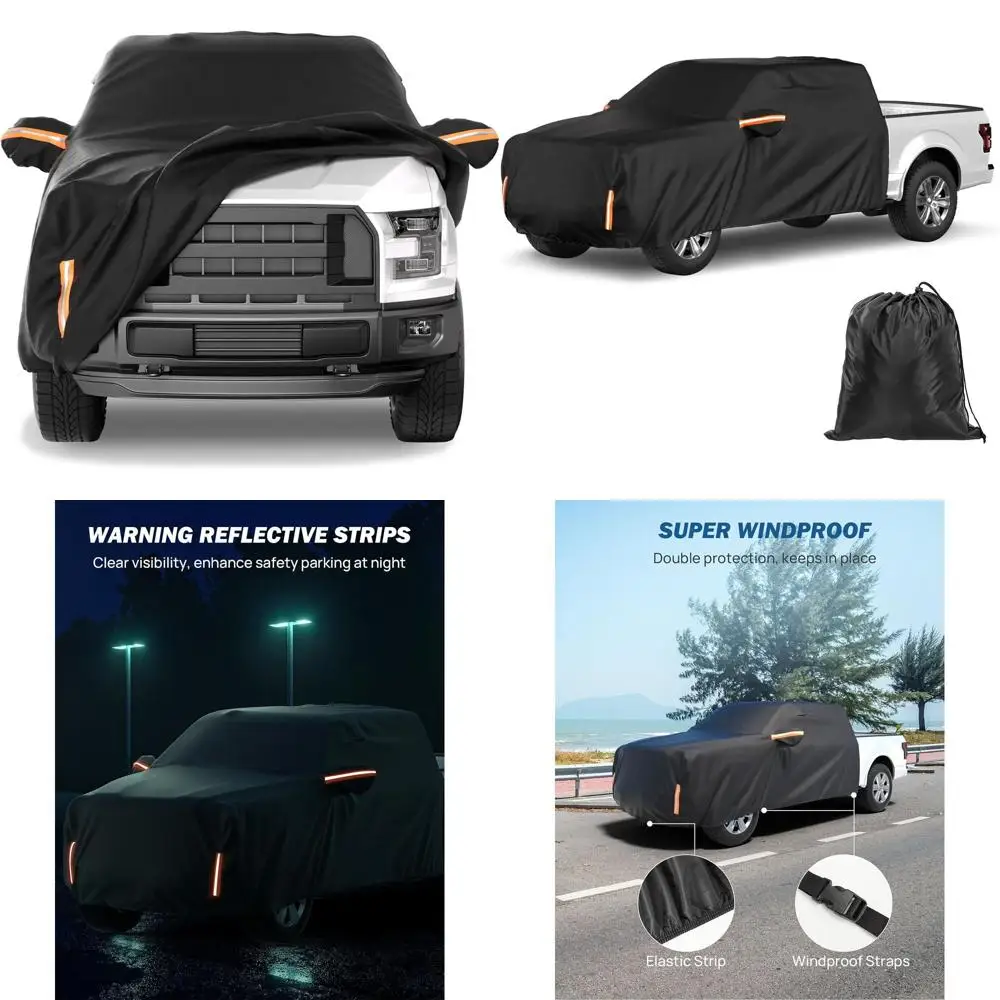 

Universal Half Car Cover for 2015-2026 F150, Weatherproof, UV Protection, Suitable for Indoor and Outdoor Use