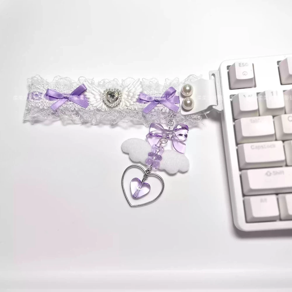 

Keyboard Ribbon Customized Lace for Wooting Desktop Keyboards Decorative Tape Cute Personality Mechanical Keyboard Accessories
