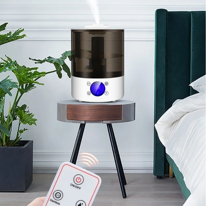 2.8L AG Water Tank Humidifier With 8H Timer Constant Temperature 15-30°C UV Light Essential Oil Compatible Quiet Operation