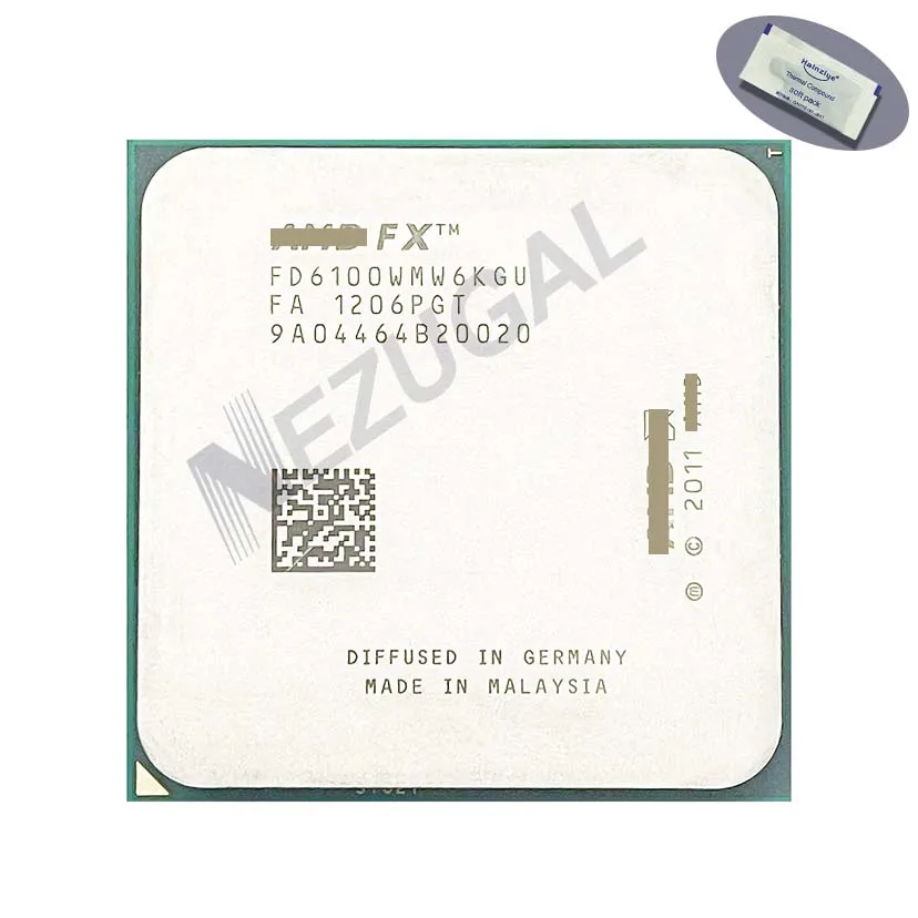 FX-6100 FX 6100 FD6100WMW6KGU FD6100WMGUSBX 3.3 Ghz Six Core 6M 95W AM3+ CPU processor