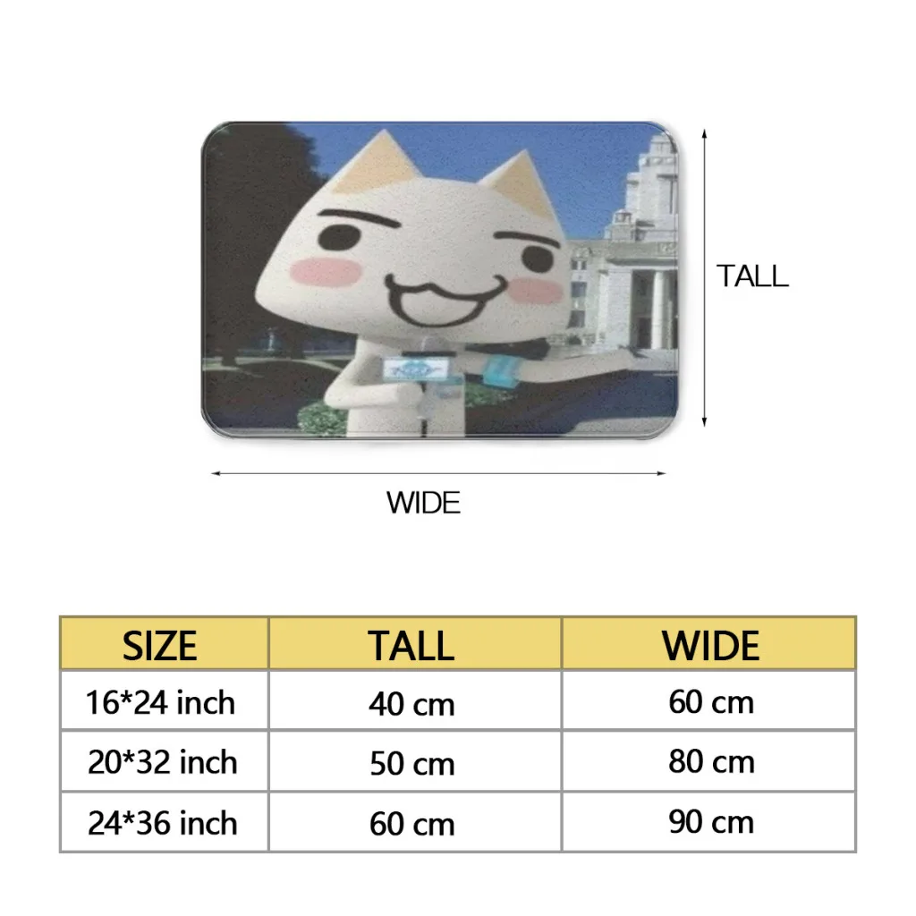 Home Carpet Rug Bathroom Inoue Toro Cute Cat Mat Retro Multiple Choice Living Room Kitchen Non-Slip