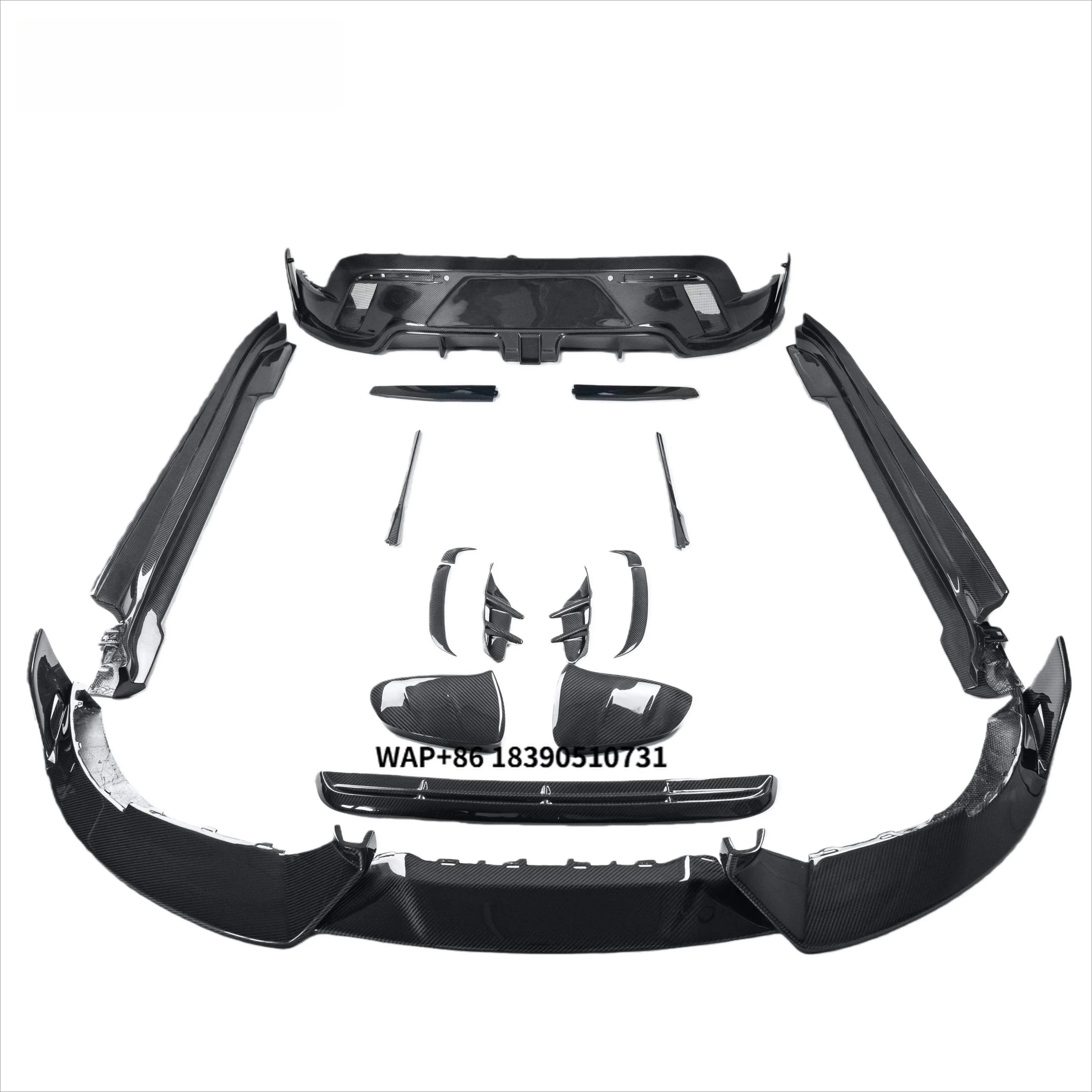 Dry Carbon Fiber Ghost Aero Body Kit Full Set for MSY  Taycan